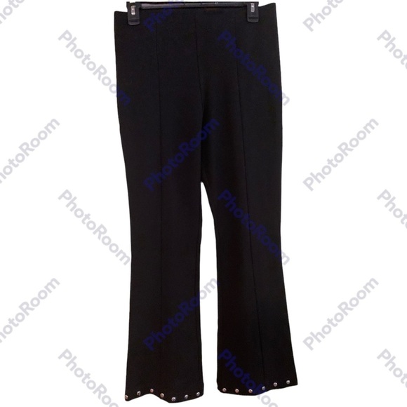 Unknown brand, Medium, black tummy control black slacks. - Picture 1 of 6